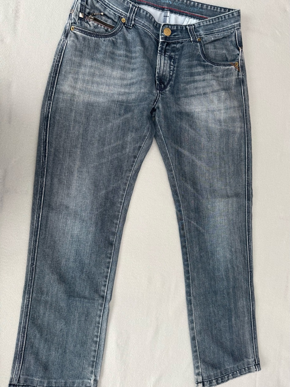 Spykar Men's Classic Midwash Blue Jeans 34 x 33